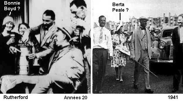 Judge Rutherford, Bonnie Boyd, Berta Peale