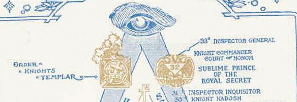 Croix Franc-Ma�onne, symbole des Templiers