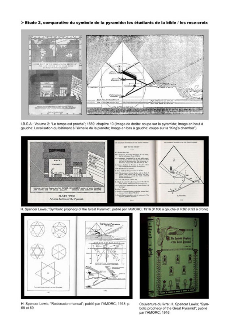 Pyramide I.B.S.A et rose-croix