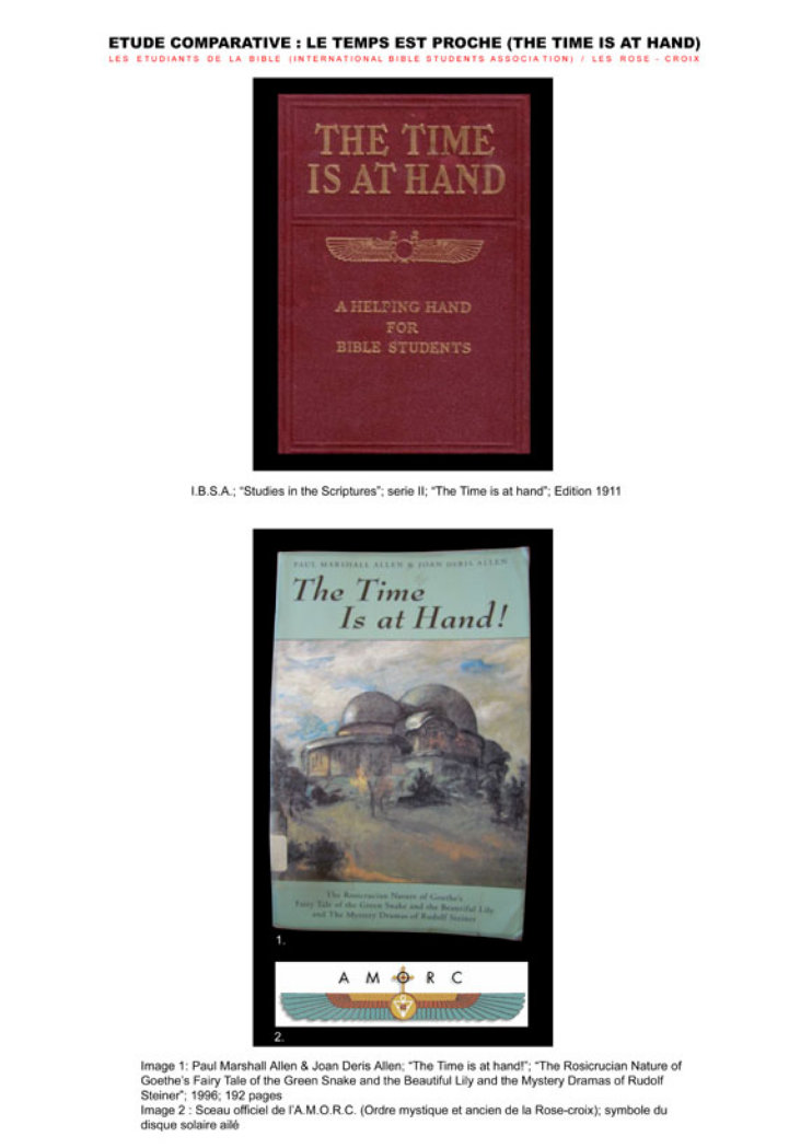 Disque ail� I.B.S.A et rose-croix