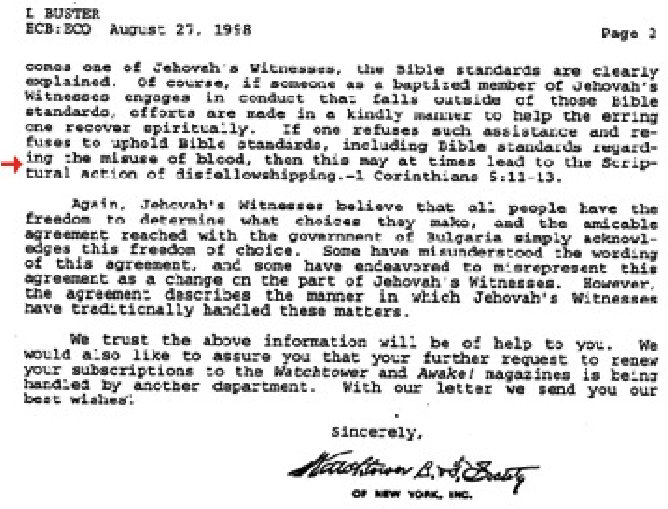 R�p. Watchtower changements Bulgarie 2