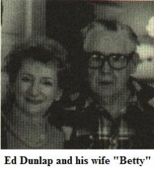 Edward Dunlap and his wife Betty